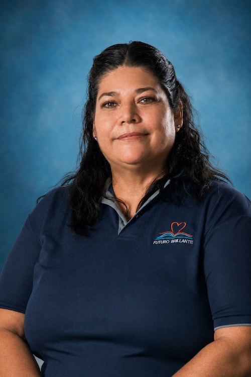 Fotografía de Yessenia Hernández, Recepcionista de la Fundación Futuro Brillante