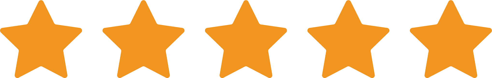 Icon of five orange stars